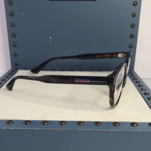 New 💯 Original GUCCI GG0827O 005 HAVANA EYEGLASSES - Picture 7 of 14